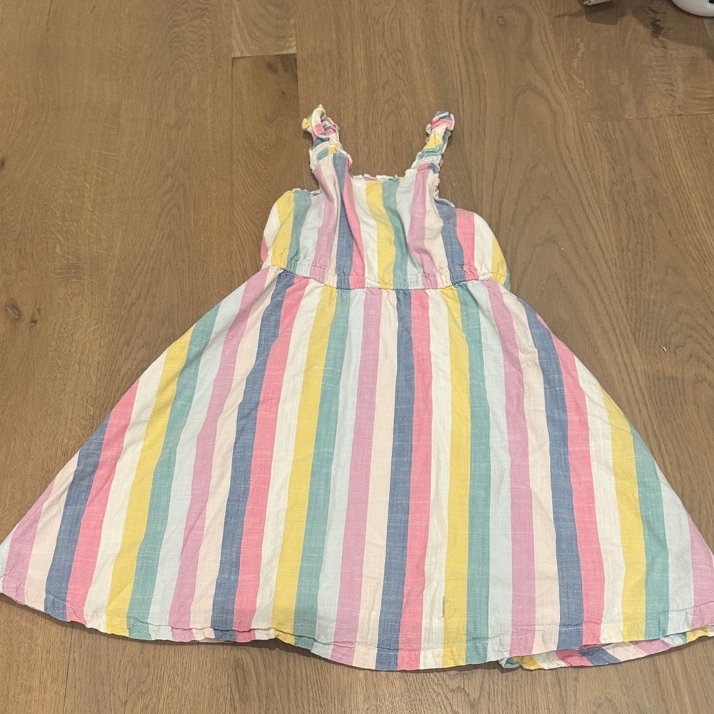 Crewcuts Colorful Striped Casual Dress